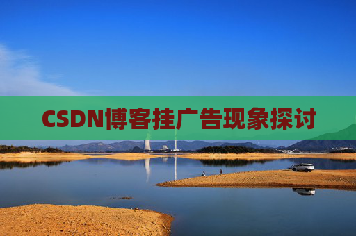 CSDN博客挂广告现象探讨